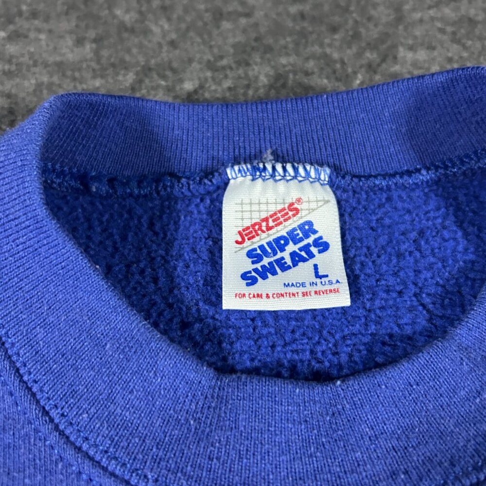 Vintage 90s Alaska Crewneck Sweatshirt Adult L Pullover Moon Polar Bears USA - Picture 12 of 13